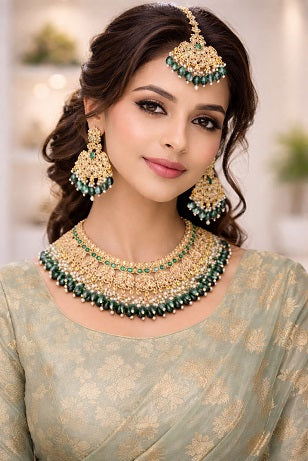 Necklace & Earrings A-35