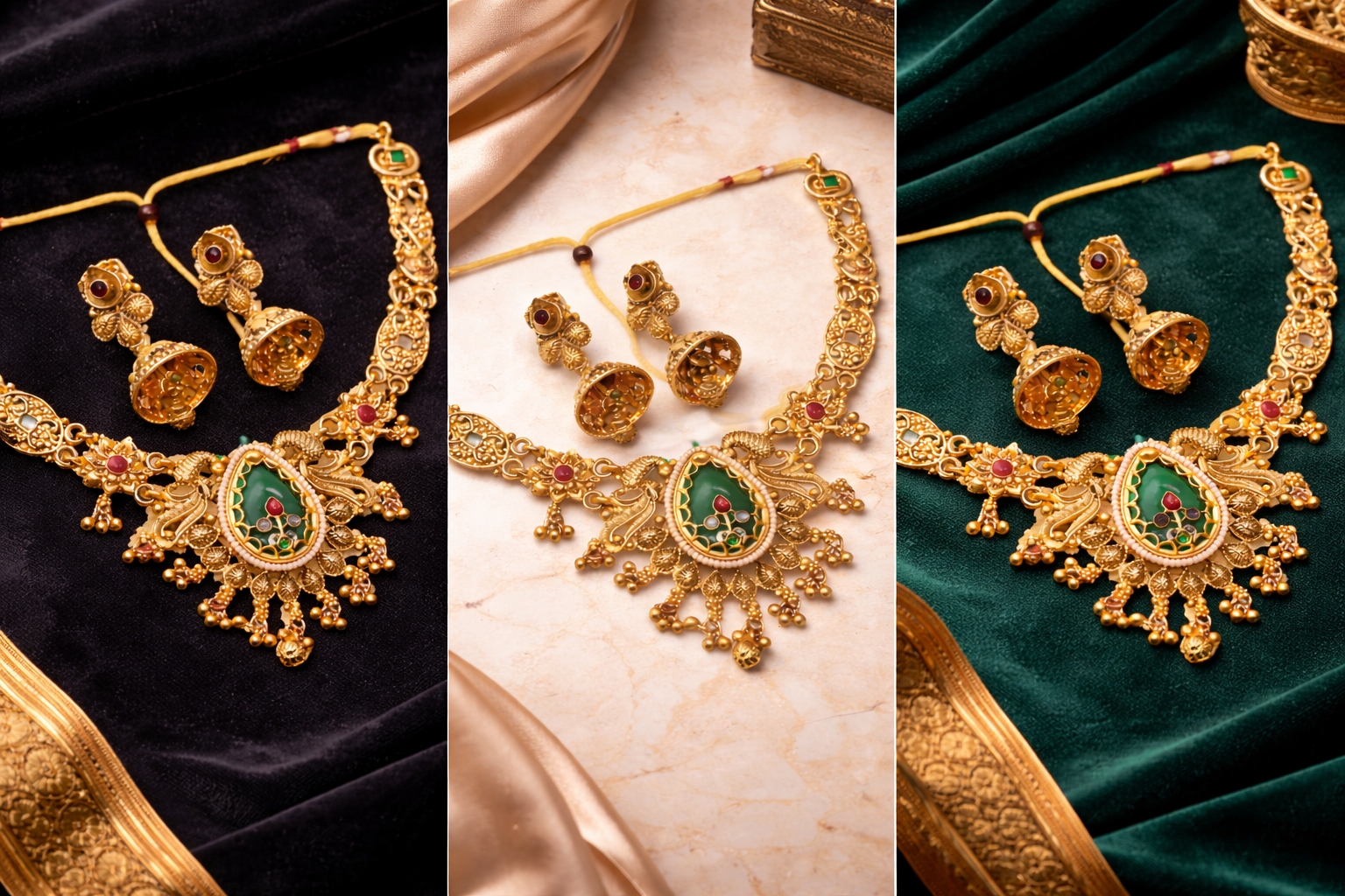 Neckles & Earrings -A -98, A -102