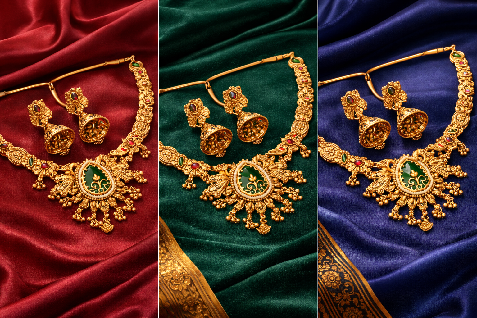 Neckles & Earrings -A -98, A -102