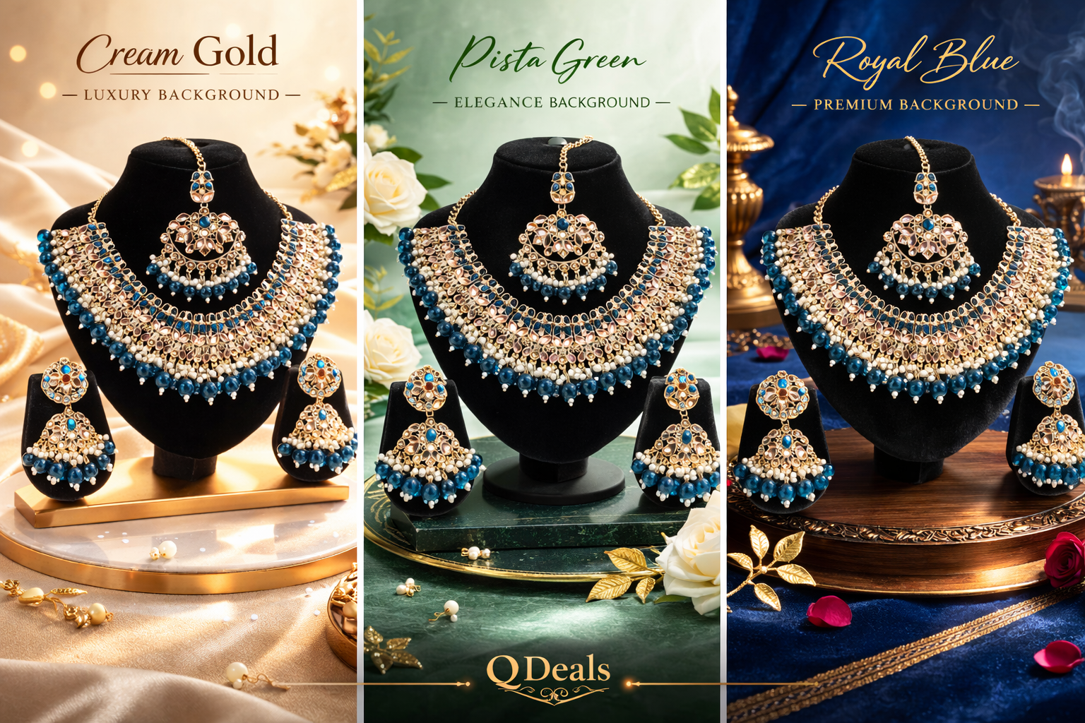 Neckles & Earrings - A89