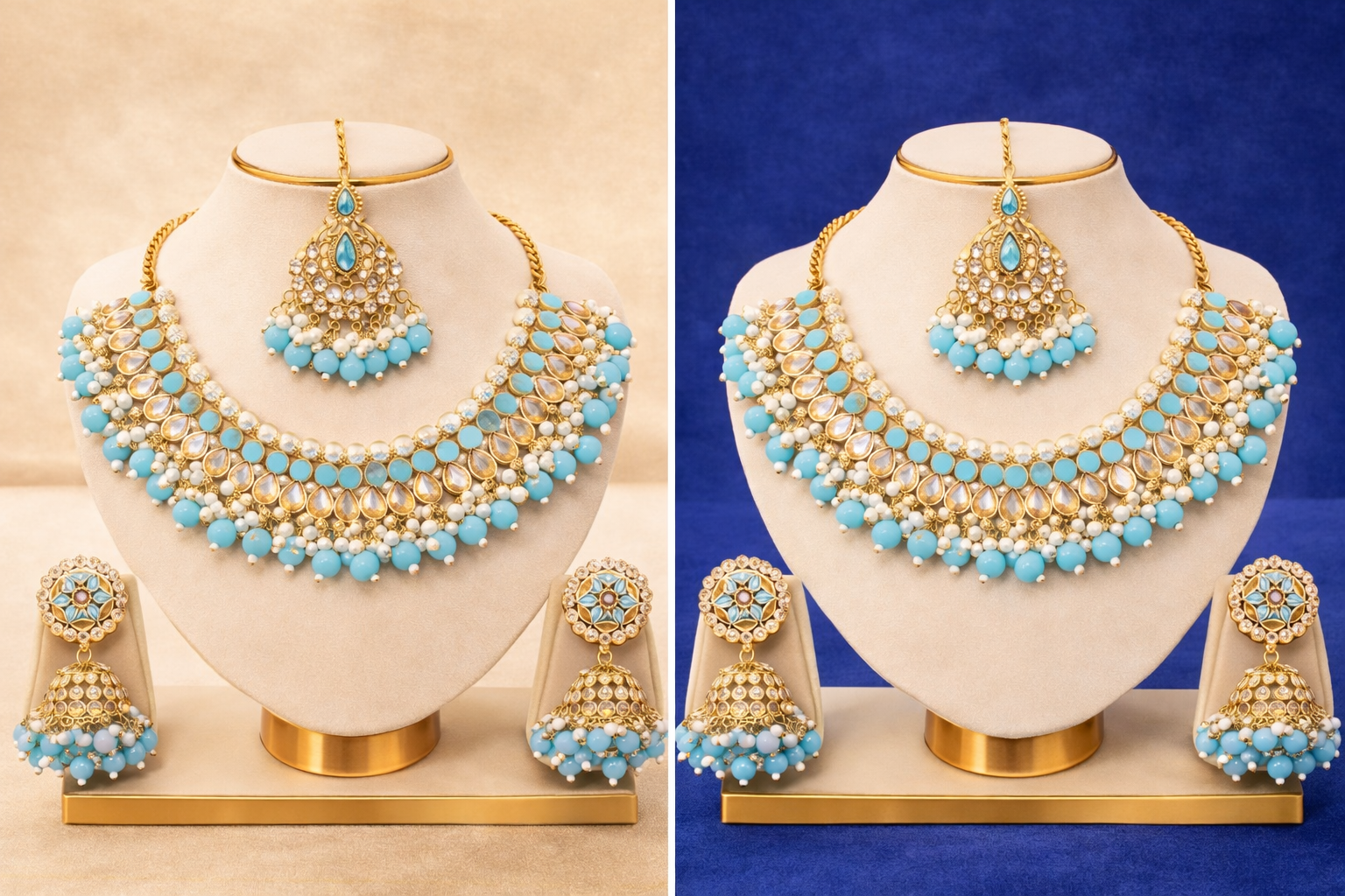 Neckles & Earrings - A91
