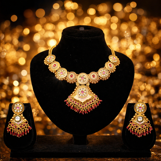 Neckles & Earrings -A96