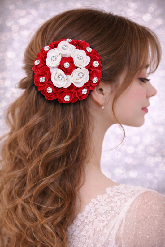 Floral Hair Buns H-12