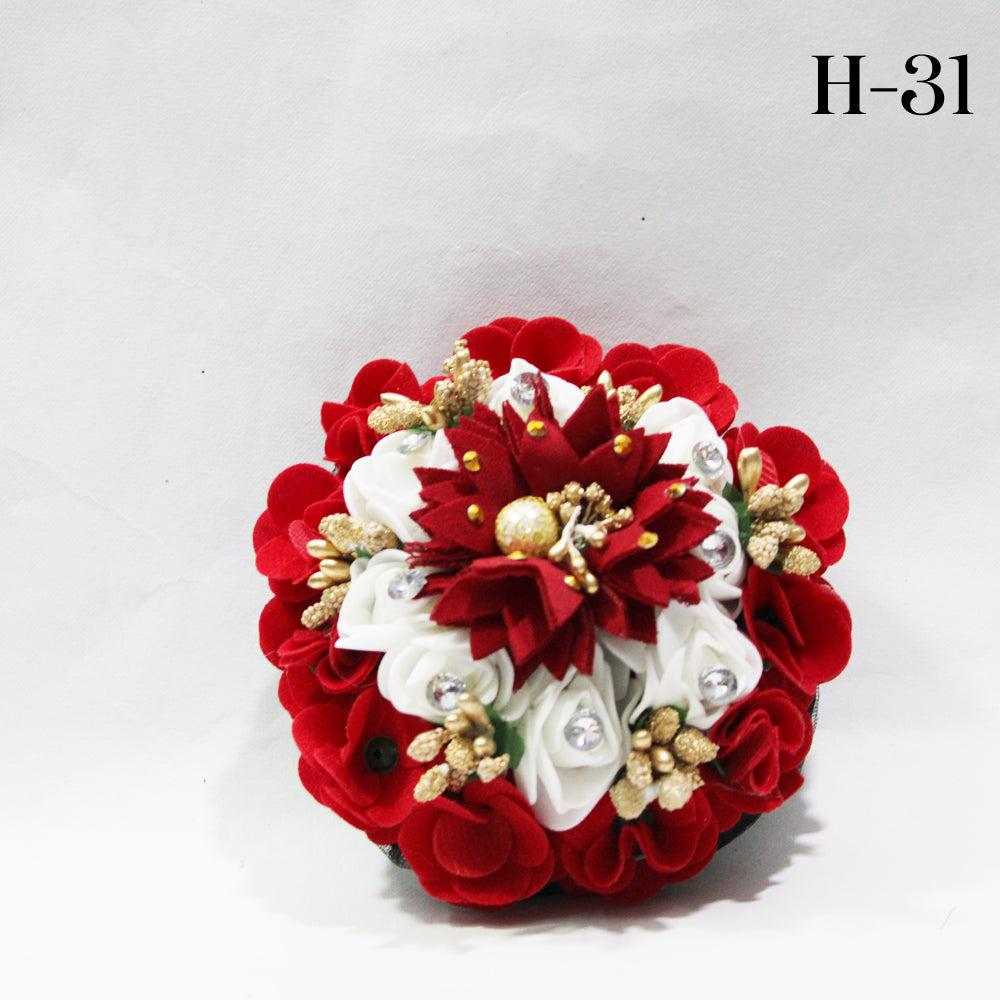 Floral Hair Buns H-18A