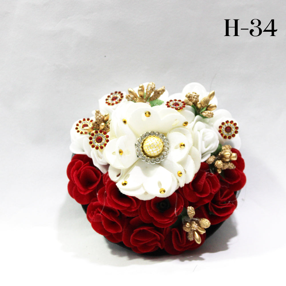 Floral Hair Buns H-18