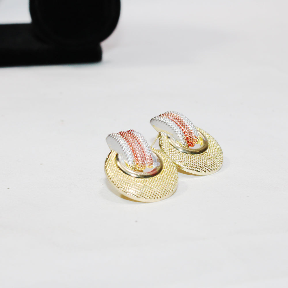 Gold Chain, Pendent, Earrings -