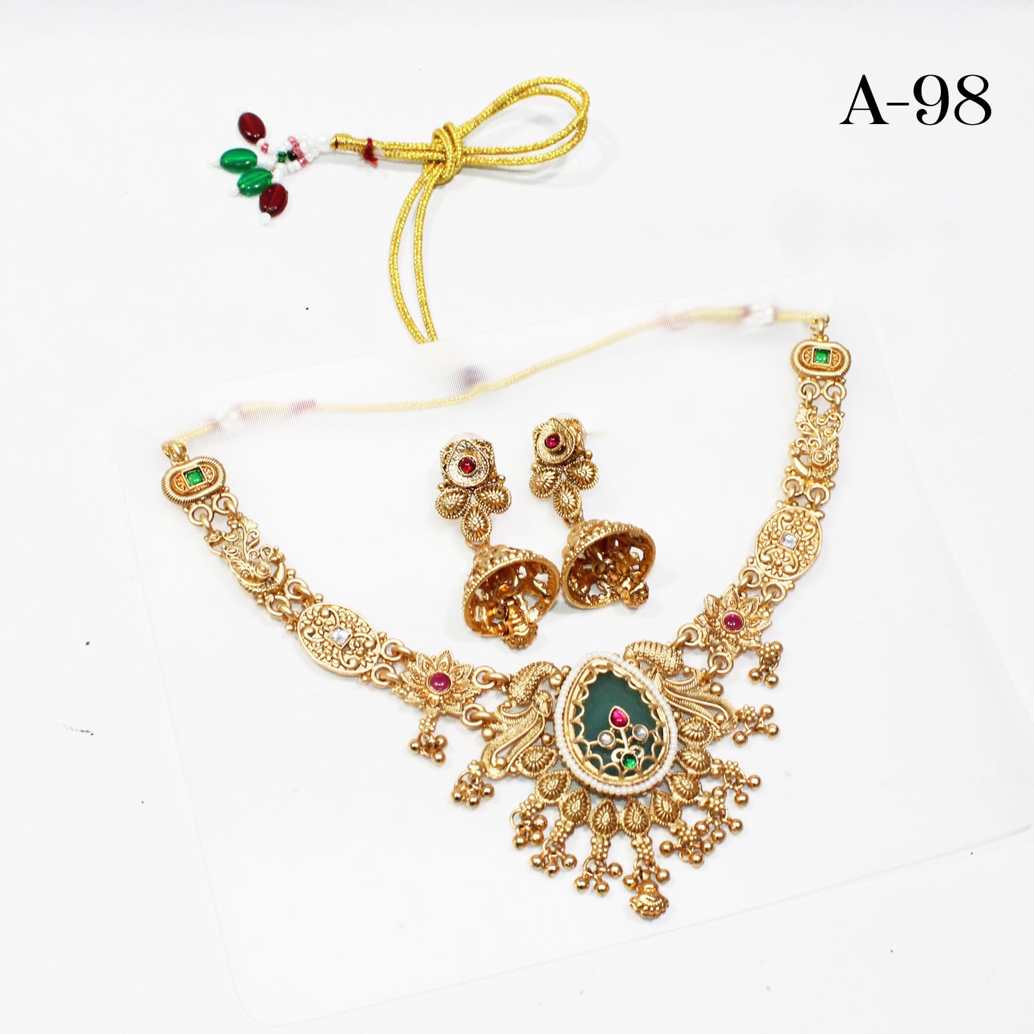 Neckles & Earrings -A98