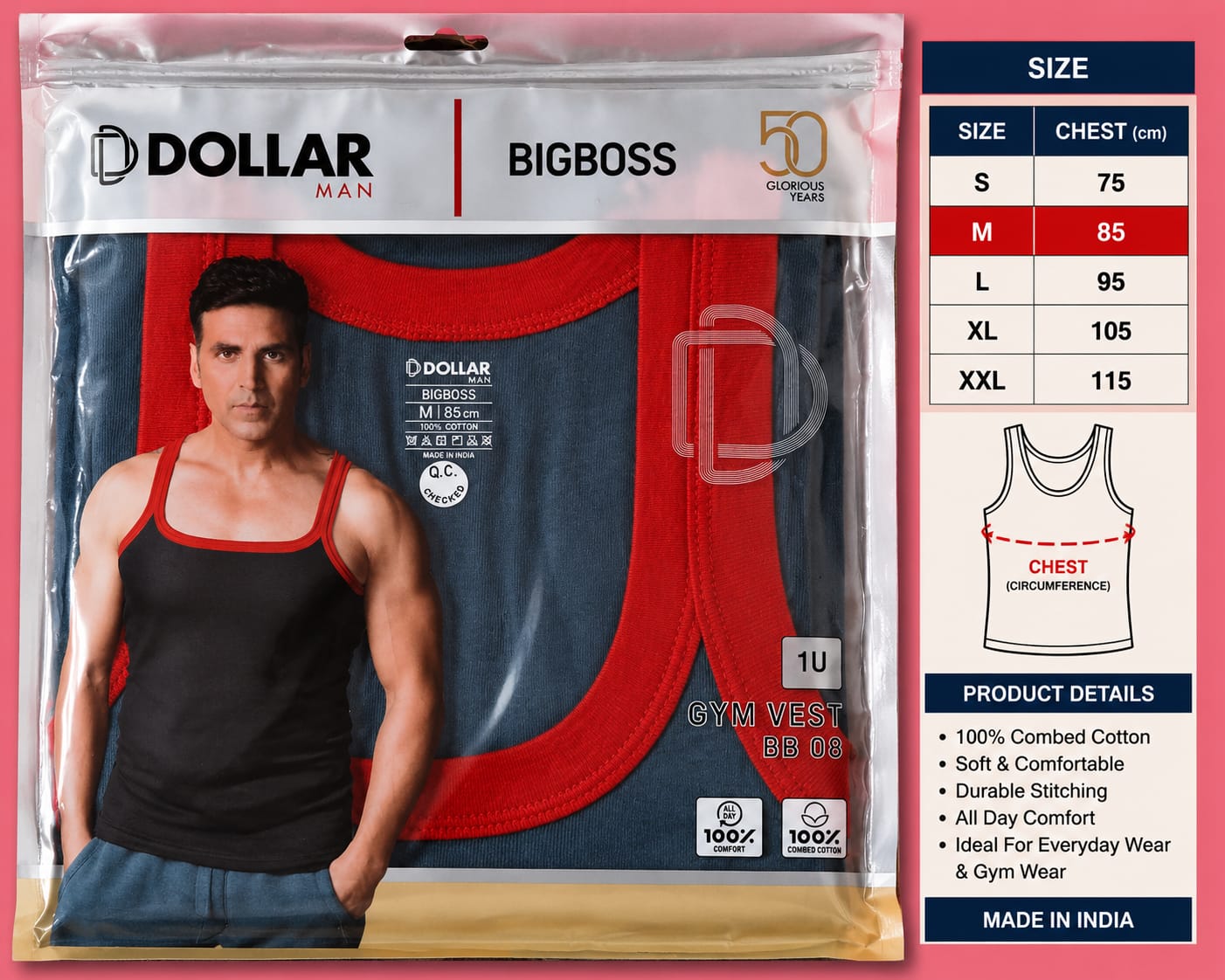 DOLLAR MAN GYM VEST M-18