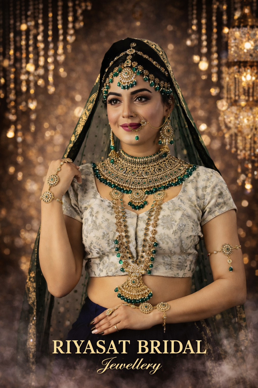 BRIDAL FULL SET GREEN -   A -01