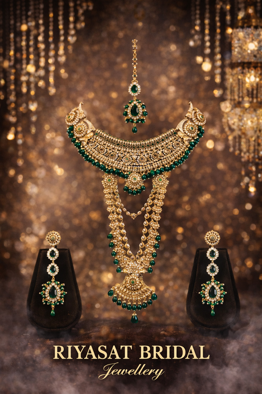 BRIDAL FULL SET GREEN -   A -01