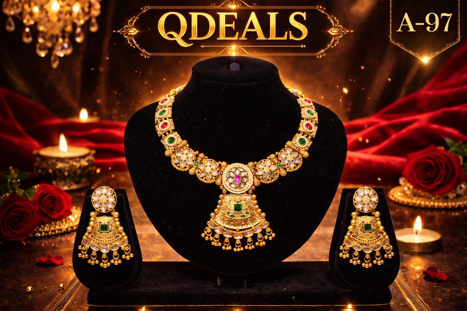 Neckles & Earrings -A95