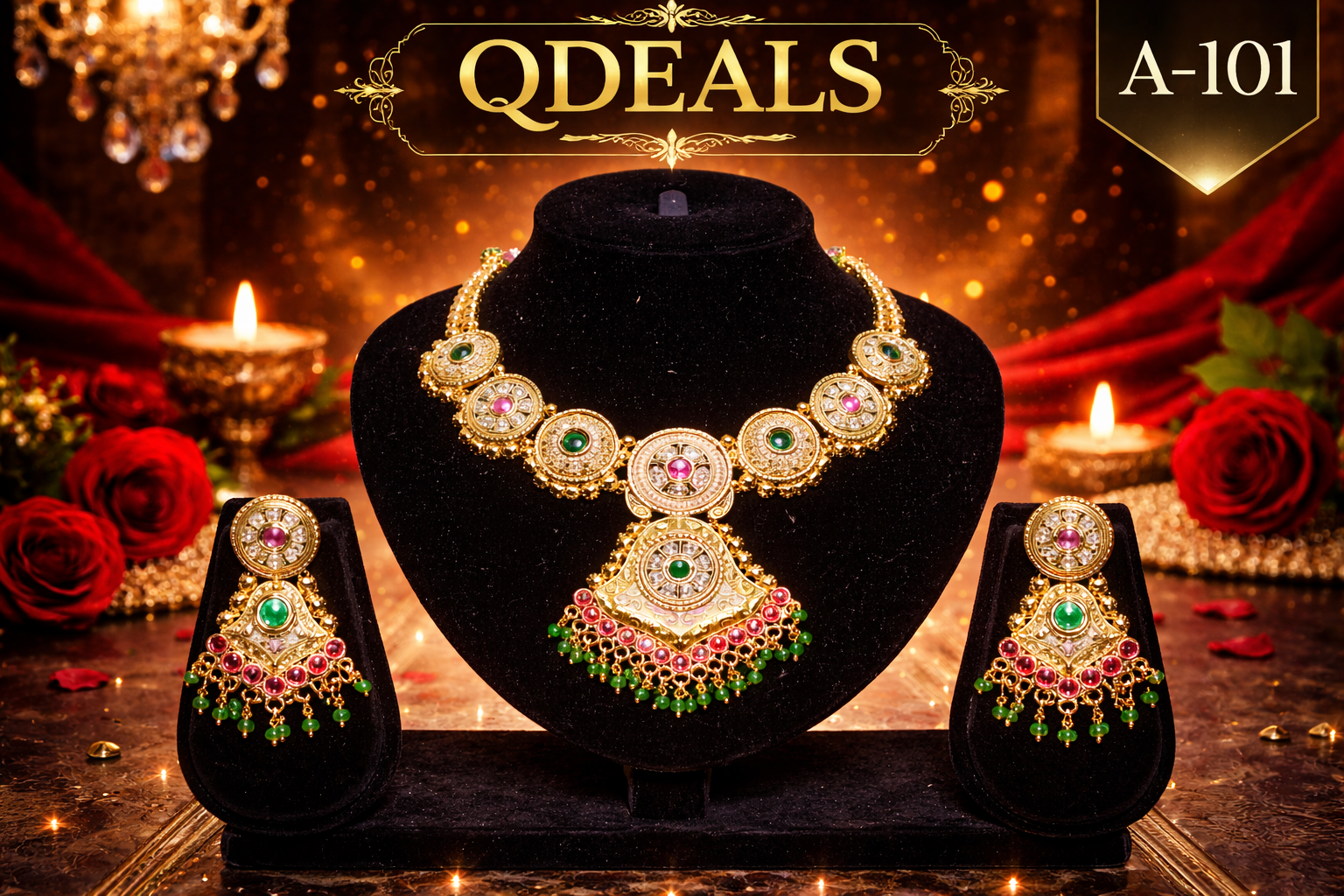 Neckles & Earrings -A -97
