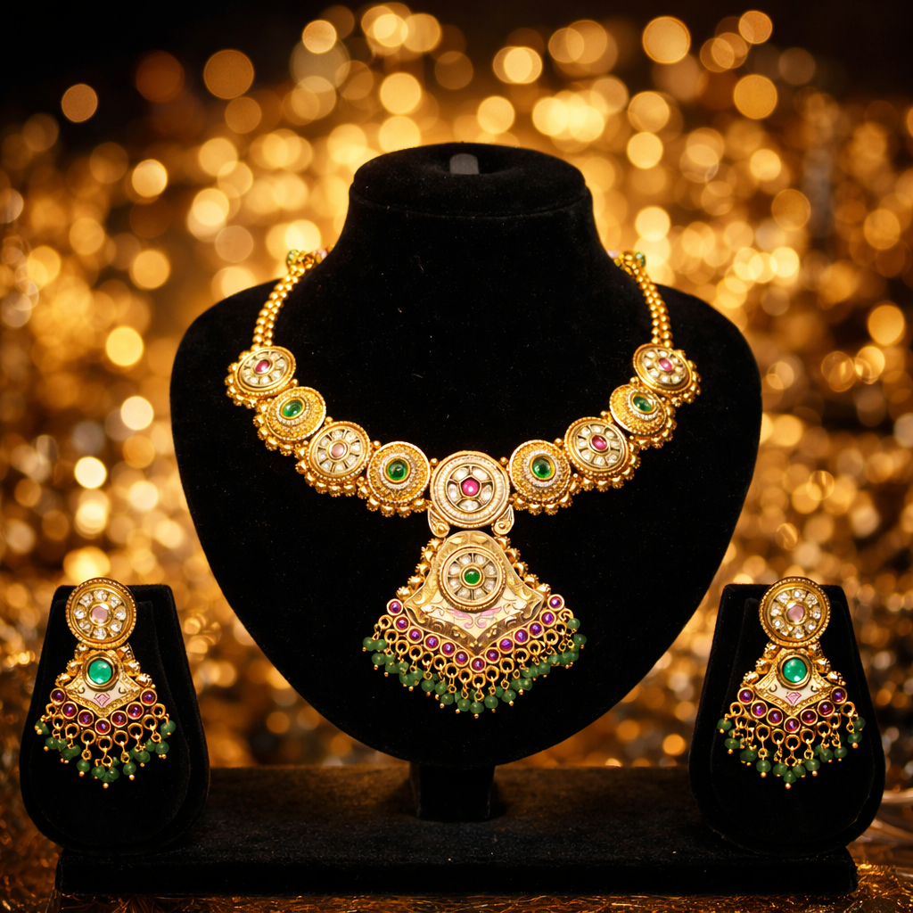 Neckles & Earrings -A -97