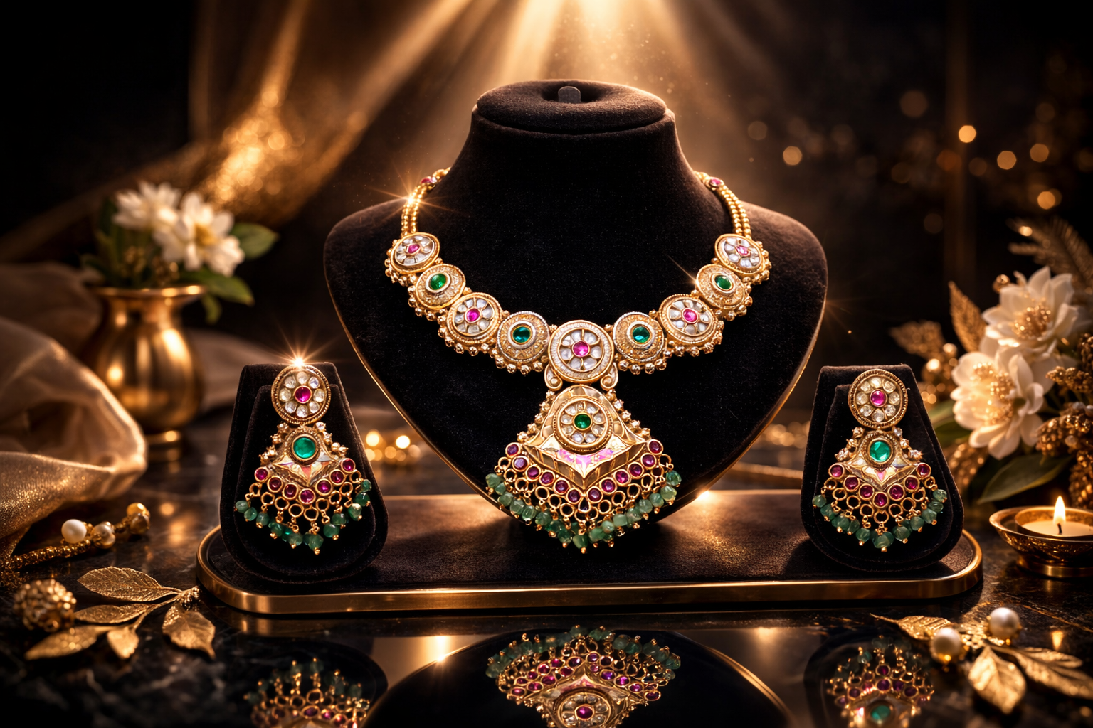 Neckles & Earrings -A -97