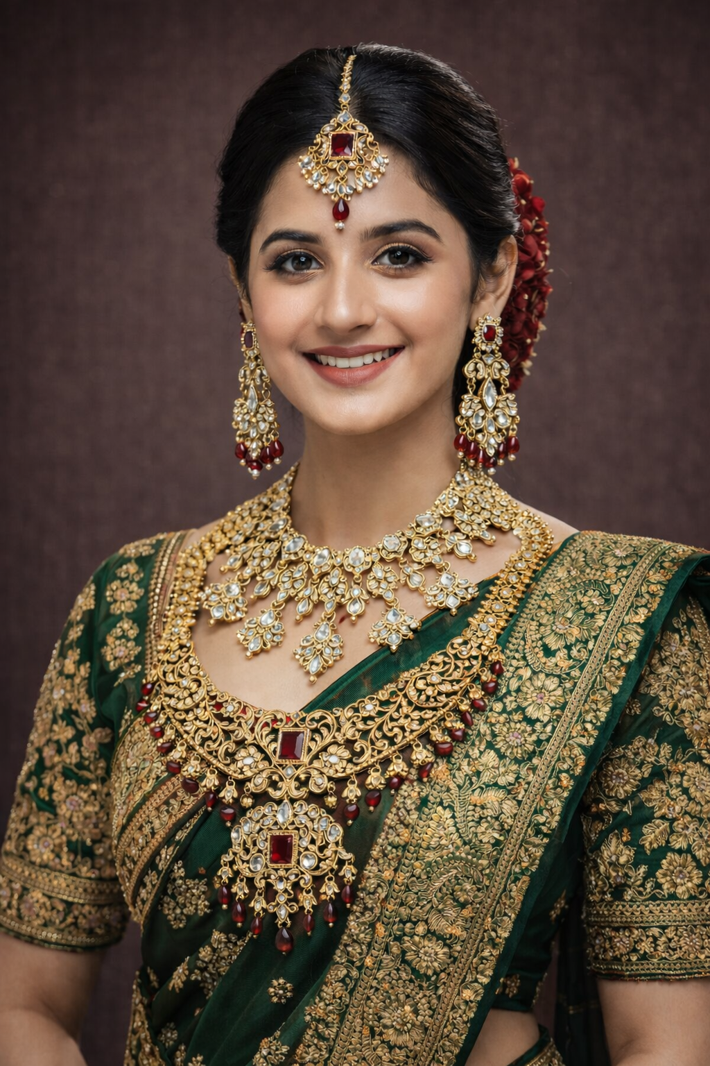 Bridal Jewellery Set - Neckles & Earrings