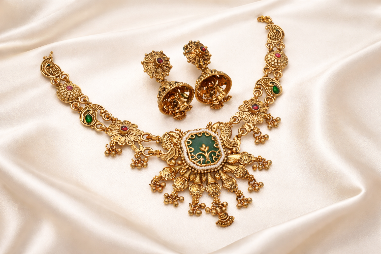 Neckles & Earring -A-102,A-100