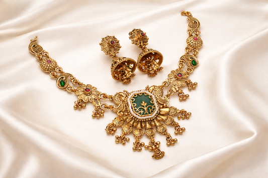 Neckles & Earring -A-102,A-100