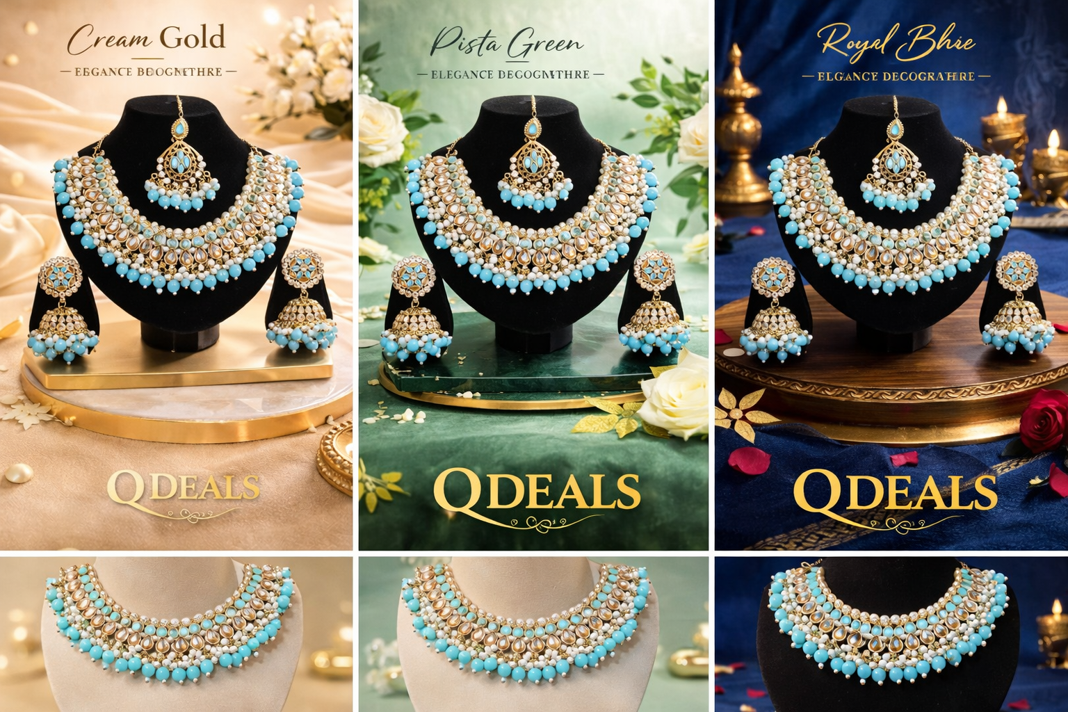 Neckles & Earrings - A91