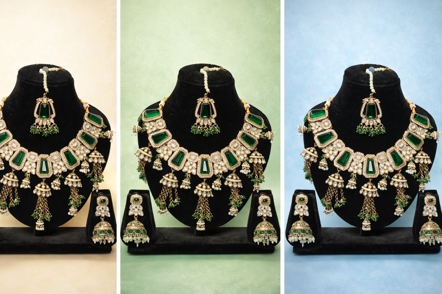 Neckles & Earrings - A56