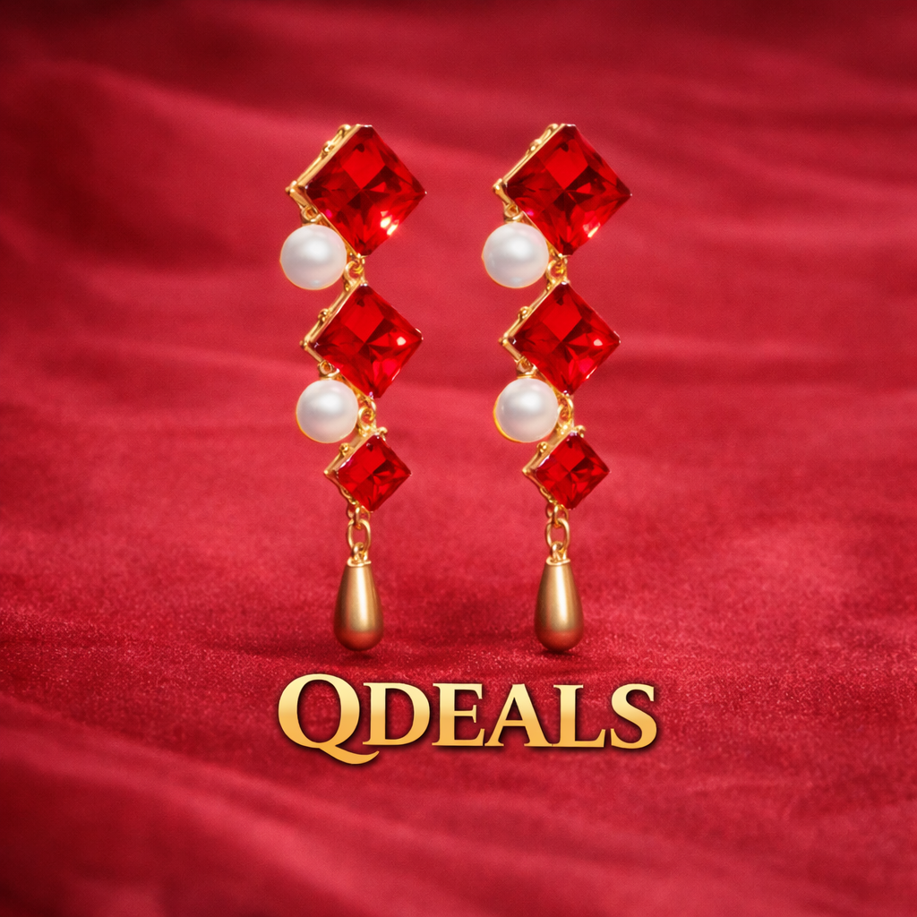 S01-A - dangling statement earrings