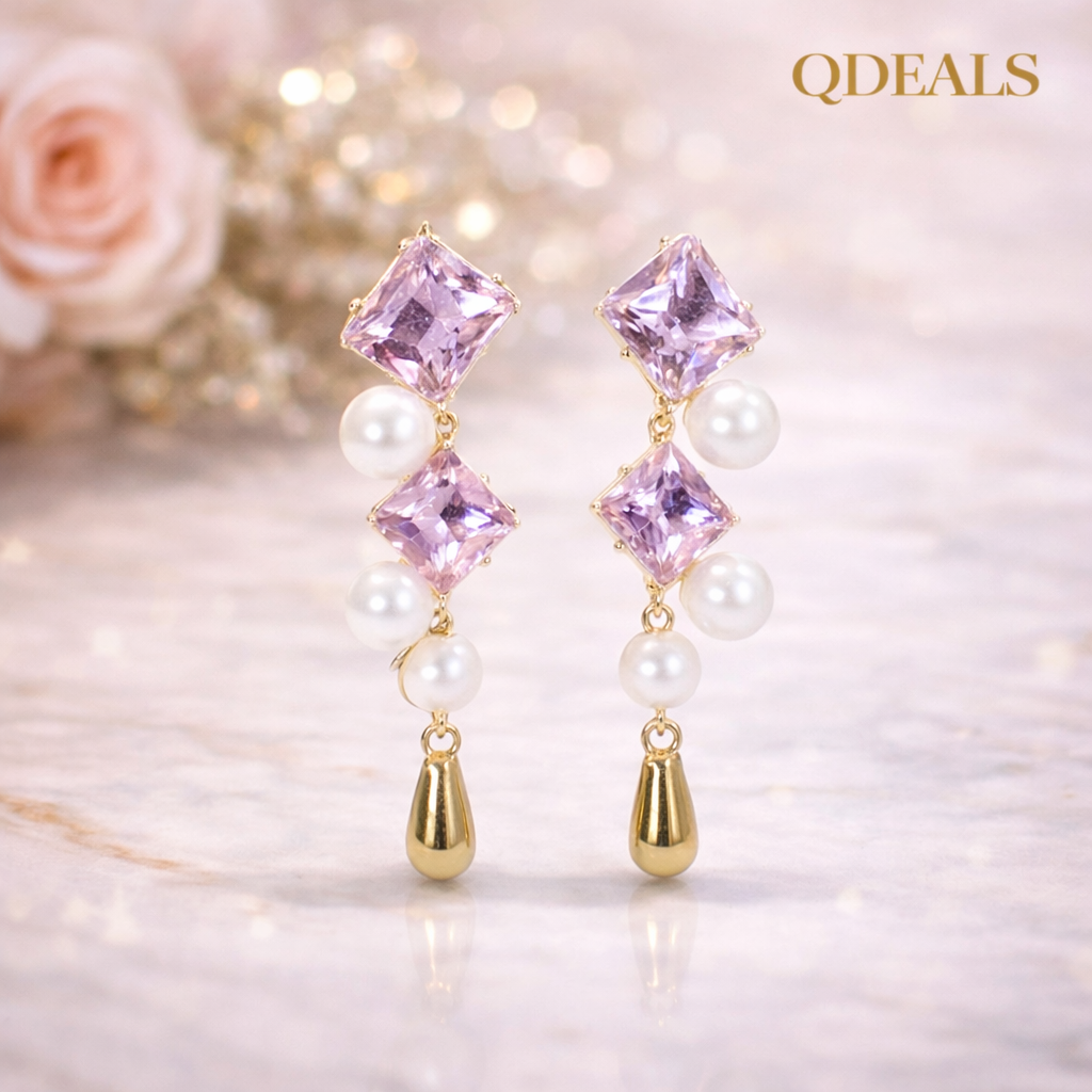 S01-dangling statement earrings
