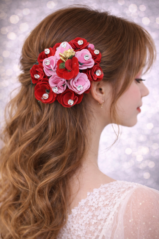 Floral Hair Buns   H-15