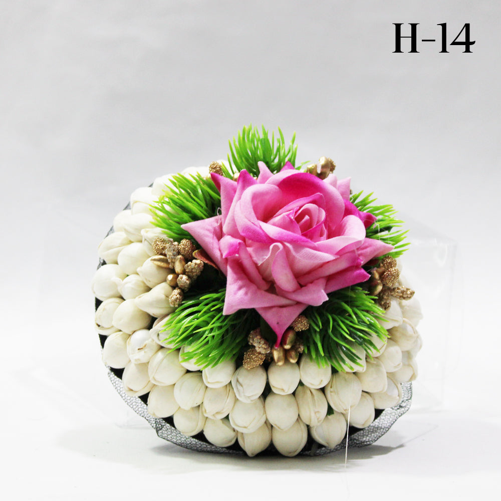 Floral Hair Buns   H-17C