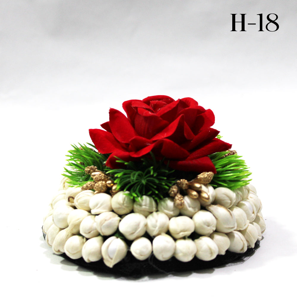 Floral Hair Buns   H-17B