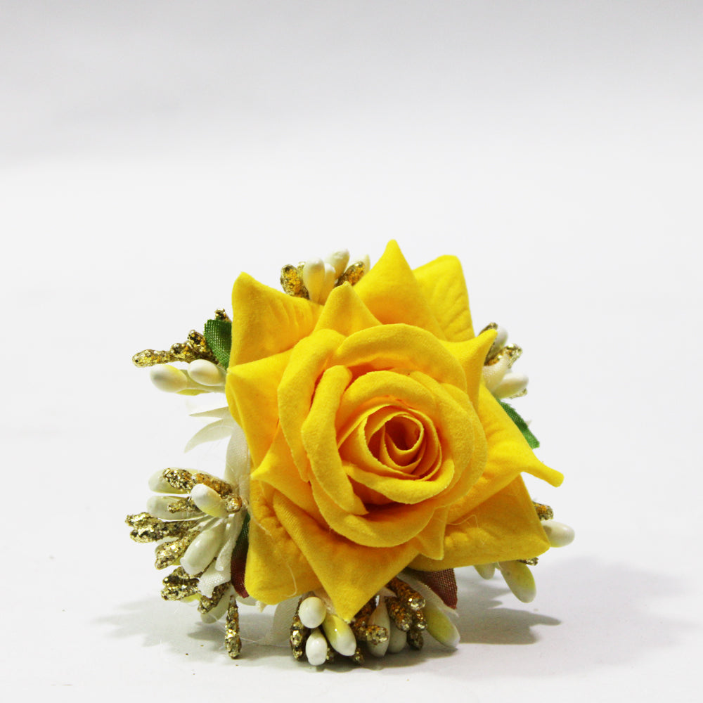 Rose With Pin Hair Clip   H-22