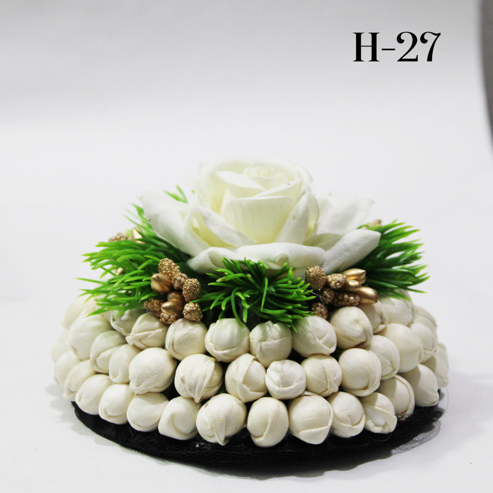 Floral Hair Multi Colours Buns   H-17