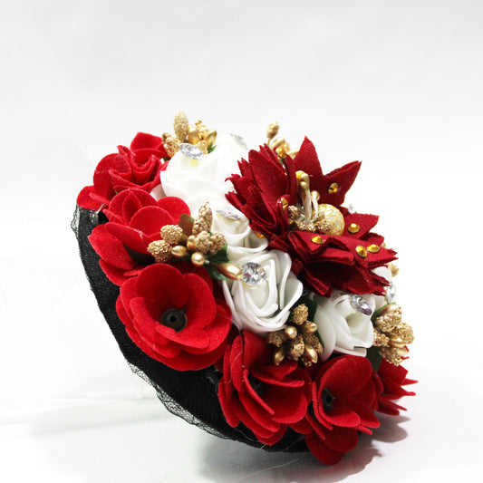 Floral Hair Buns   H-18A