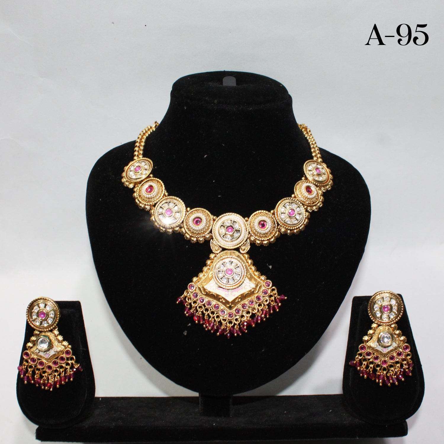 Neckles & Earrings -A96