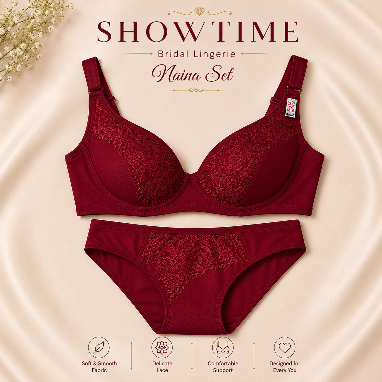 ShowTime Bridal Lingerie- Naina Set  L-95