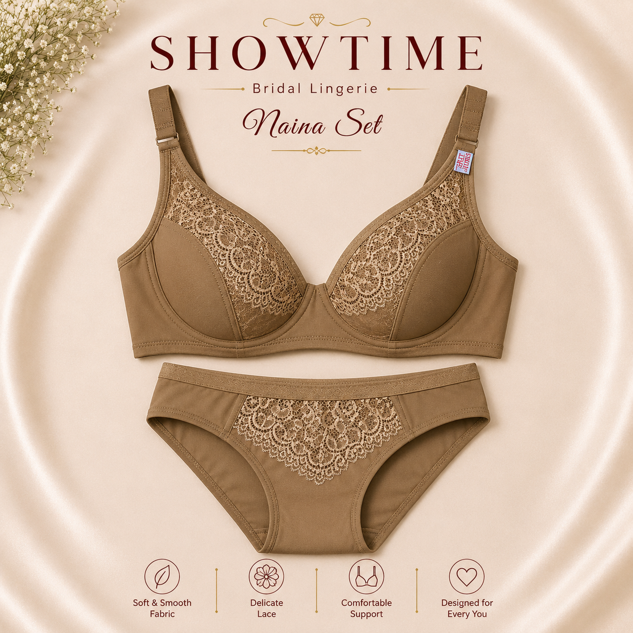 ShowTime Bridal Lingerie- Naina Set L-99