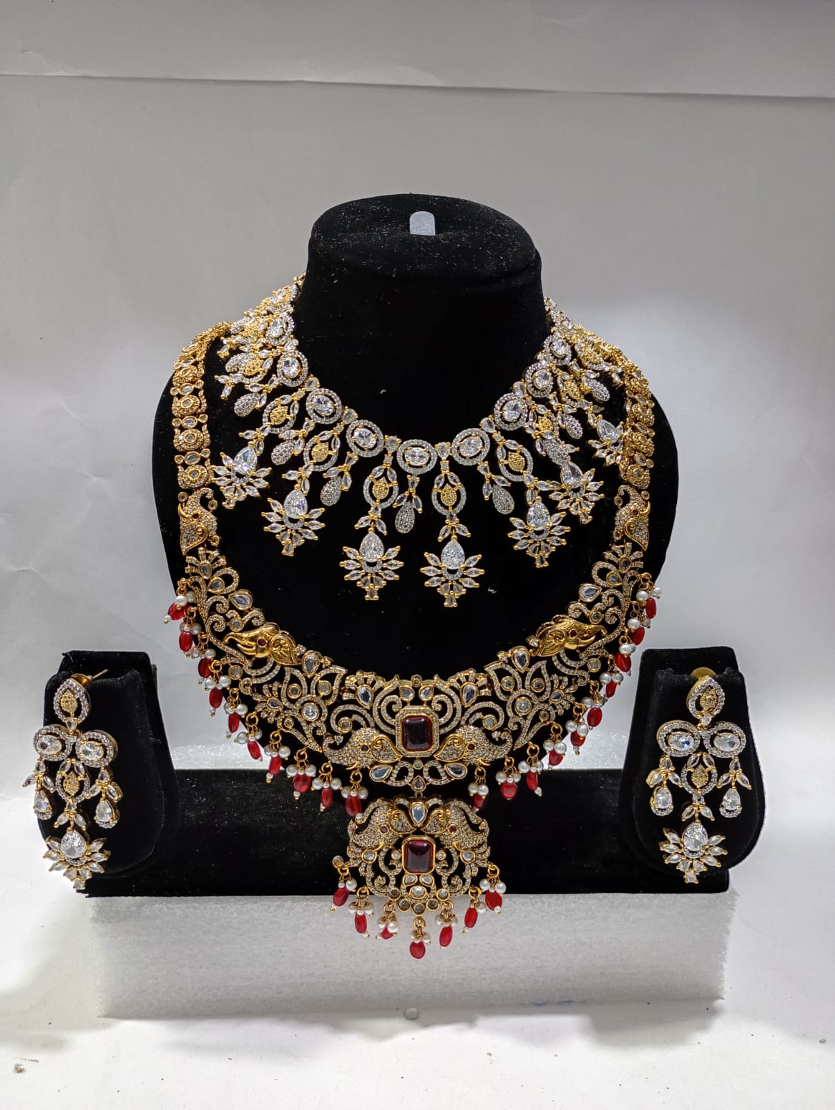 Bridal Jewellery Set - Neckles & Earrings